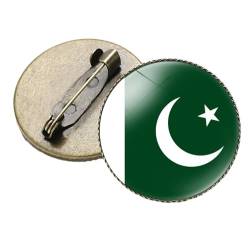 Brosche Mit Pakistanischer Nationalflagge – Asiatisches Emblem, Patriotisches Abzeichen, Anstecknadel, Für Damen Und Herren, Kleidung, Taschen, Hemd, Rucksack, Basteln, Schmuck von Cernomal