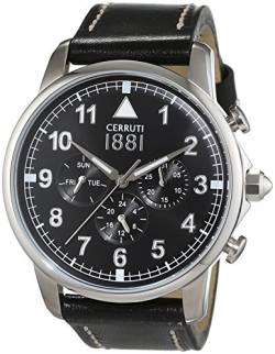 Cerruti 1881 Herren-Armbanduhr TERRA Analog Quarz Leder CRA081A222G von Cerruti 1881