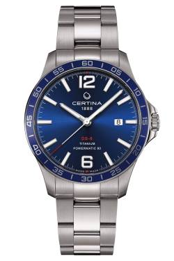 Certina C033.807.44.047.00 Herren-Automatikuhr DS-8 Titan/Blau von Certina