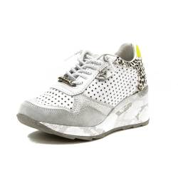 Cetti Damen-Sneaker, Modell C1143, Natur, Weiß, weiß, 36 EU Estrecho von Cetti