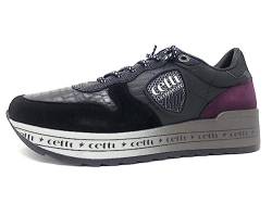 Cetti Damen Sneaker Low in Schwarz, Größe 39 von Cetti