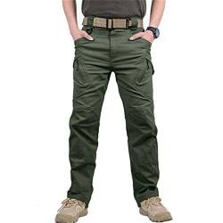 2021 Upgraded Tactical Waterproof Pants, Mens Waterproof Hiking Tactical Trousers for Combat Outdoor Hiking (L, Green) von Chagoo