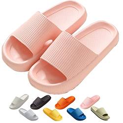 Chagoo Cozislides Original, Super Soft Home Slippers Non-slip, Unisex Thick Sole Quick-drying Open Toe Style Slippers (Pink, 36/37, numeric_36) von Chagoo