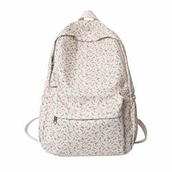 Chagoo Cute Kawaii Backpack Floral Backpack Coquette Backpack Floral Printed Kawaii Backpack for Women (E) von Chagoo