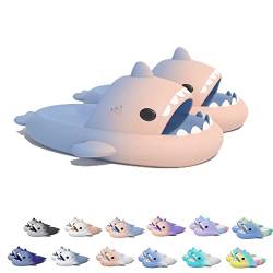 Sharky Chanclas,Cloud Shark Slides Hausschuhe Badepantoffeln Unisex süße Hai-Hausschuhe (Gradient Pink/Blue, adult, women, numeric_36, numeric_range, eu_footwear_size_system, numeric_37, medium) von Chagoo