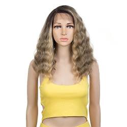 Damenmode-Perücke mit 16 Zoll lockigem langem Haar (Color : 1, Size : 16inch) von ChaiRy