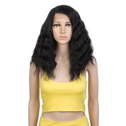 Damenmode-Perücke mit 16 Zoll lockigem langem Haar (Color : 2, Size : 16inch) von ChaiRy