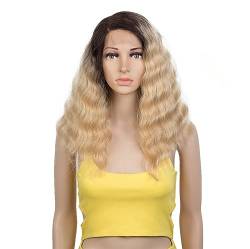 Damenmode-Perücke mit 16 Zoll lockigem langem Haar (Color : 3, Size : 16inch) von ChaiRy