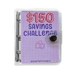 1000-Spar-Challenge-Ordner | Geldbinder zum Sparen,Haushaltsbuch mit Geldumschlägen, wiederverwendbares Budget-Spar-Challenge-Buch für Zuhause, Schule Chaies von Chaies
