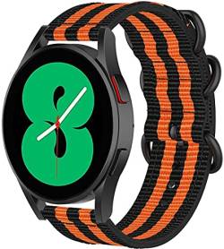 Chainfo Nylon Wasserdicht Uhrenarmband kompatibel mit Garmin Venu/Venu SQ/Venu Sq Music/Vivomove HR Sport/Venu 2 plus, NATO Strap Militär (20mm, Pattern 7) von Chainfo