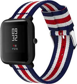 Chainfo Uhrenarmband kompatibel mit Polar Vantage M Watchband Nylon Sport Outdoor (22mm, Pattern 3) von Chainfo