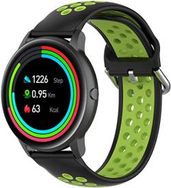 Chainfo kompatibel mit Amazfit ZEPP Z/GTR 2e / Stratos/GTR 3 Soft Silikon Classic Ersatz Uhrenarmbänder (22mm, Pattern 15) von Chainfo