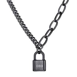 ChainsHouse gravierbare schwarz Y-Kette Damen Schmuck Frauen Lieblingsschmuck für Damen und Mädchen von ChainsHouse