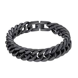 ChainsHouse herren Armbänder Edelstahl Panzerkette Armskette 21cm lang für damen und herren von ChainsHouse