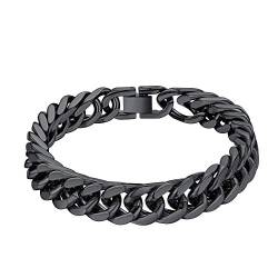 ChainsHouse herren Armbänder Edelstahl Panzerkette Armskette 23cm lang Punk Gotik Armschmuck für damen und herren von ChainsHouse