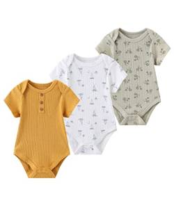 Chamie Baby Kleidung Kurzarmbody 98 Kurzarm Bodys FüR Jungen Und MäDchen Body Baby MäDchen Strampler Babysachen Neugeborenen Set Baby Geschenk von Chamie