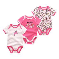 Chamie Baby Kleidung Kurzarmbody 98 Kurzarm Bodys FüR Jungen Und MäDchen Body Baby MäDchen Strampler Babysachen Neugeborenen Set Baby Geschenk von Chamie