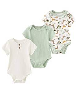 Chamie Baby Kleidung Kurzarmbody 98 Kurzarm Bodys FüR Jungen Und MäDchen Body Baby MäDchen Strampler Babysachen Neugeborenen Set Baby Geschenk von Chamie