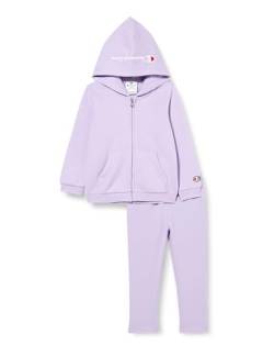 Champion Baby-Mädchen Legacy American Classics Td Ultralight Powerblend Fleece Hooded komplett, Viola Chiaro, 68 von Champion