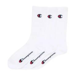 Champion Casual Socks Socken 3er Pack (35-38, white) von Champion