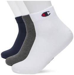 Champion Core Socks 3PP Quarter, Blau (Marine), 39-42 EU (6-8 UK) Unisex - Erwachsene -FW23, Blu (Marino) von Champion