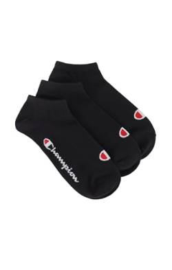 Champion Core Socks 3PP Sneaker, Schwarz, 35-38 EU (2-5 UK) Unisex - Erwachsene -FW23, Nero von Champion