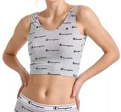 Champion Cotton Stretch Double Dry Workout Yoga Tank Crop Top Shirts für Frauen (Größe S bis XXL), Oxford Script, Mittel von Champion