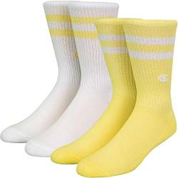 Champion Crew Socks Socken 2er Pack (39-42, white/yellow) von Champion