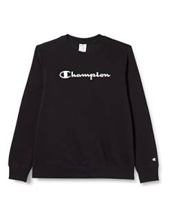 Champion Damen American Classics-Crewneck Pullover, Schwarz, XL von Champion