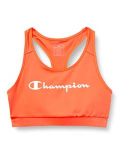 Champion Damen Athletic C-Tech Quick Dry Metallic Logo Medium Support Sport-BH, Blickdicht, Erdbeer-Rose, S von Champion