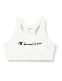 Champion Damen Athletic C W Cotton Stretch Jersey Light Support Sport-BH, Weiß, M von Champion
