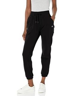 Champion Damen Campus Sweathose French Terry Trainingshose, Schwarz, M von Champion