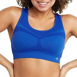 Champion Damen Freedom Seamless Racerback Sport-BH, Blau (Flight Blue), Medium von Champion