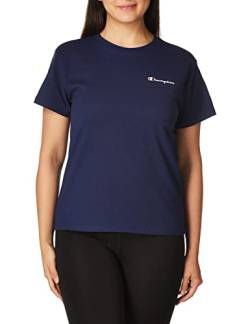 Champion Damen Klassisches T-Shirt, Athletic Navy-y08113, X-Groß von Champion