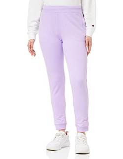 Champion Damen Legacy American Classics Pocket Logo High Waist Rib Cuff Trainingshose, Lavendel, L von Champion