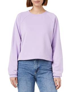 Champion Damen Legacy American Classics Powerblend Terry Taped Logo Boxy Crewneck Sweatshirt, Lavendel, XX-Large von Champion