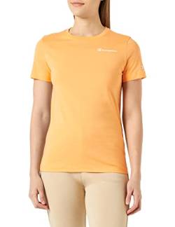 Champion Damen Legacy American Classics Small Logo Regular S/S T-Shirt, Orange von Champion