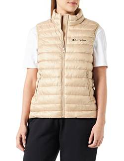 Champion Damen Legacy Outdoor-Small Logo Light Wattierte Weste, Braun Taupe, XS von Champion