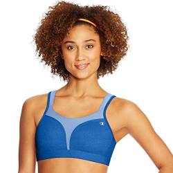 Champion Damen Spot Comfort Full Support Bra Sport-BH, Blickdicht, Surfen Sie im Web/Ocean Front Blau, 42C von Champion