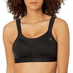 Champion Damen Spot Comfort Full Support Bra Sport-BH, Schwarz, 85D von Champion