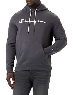 Champion Herren American Classics Fall Fleece Big Logo Kapuzenpullover, Eisengrau, L von Champion