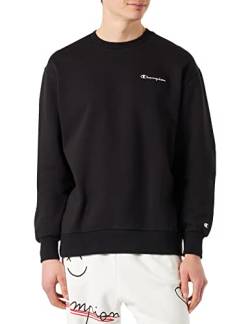 Champion Herren Eco Future Fleece Custom Fit Crewneck Hoodie, Nero, S von Champion