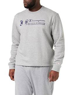 Champion Herren Graphic Shop Authentic-Fall Fleece Crewneck Kapuzenpullover, Hellgrau meliert, XL von Champion