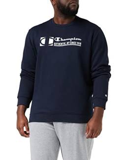 Champion Herren Graphic Shop Authentic-Fall Fleece Crewneck Kapuzenpullover, Marineblau, L von Champion