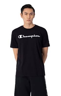 Champion Herren Legacy American Classics Logo S/S T-Shirt, Schwarz, Small von Champion