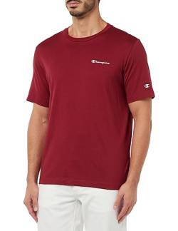 Champion Herren Legacy American Classics-Script Logo S-s Crewneck T-Shirt, Rosso Tbr, Large von Champion