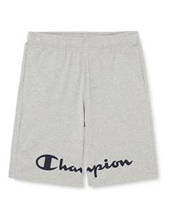 Champion Herren Legacy Authentic Pants Pro Jersey Split Logo Bermuda Badehose, Grigio Melange Chiaro, S von Champion