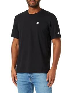 Champion Herren Legacy Basics-S-s Crewneck T-Shirt, Nero, Large von Champion