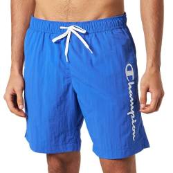 Champion Herren Legacy Beachshorts Ac Logo Badehose, Kobaltblau, Medium von Champion