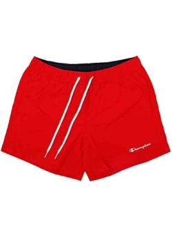 Champion Herren Legacy Beachshorts Ac Small Logo Badehose, Intensives Rot, L von Champion